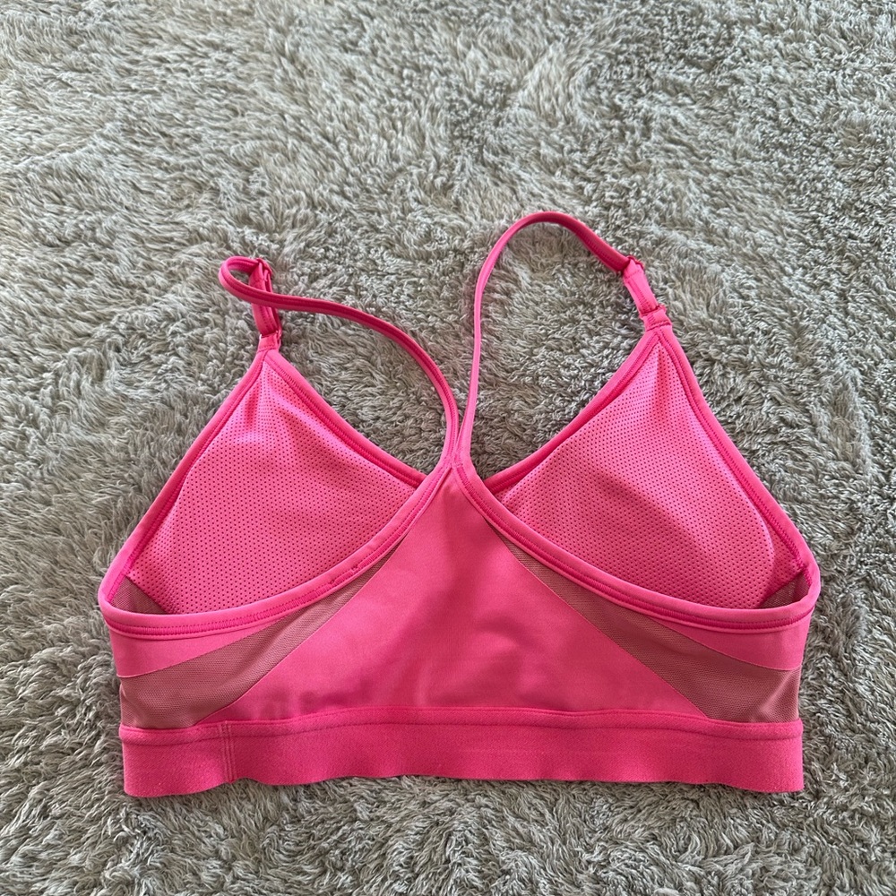 Nike Women's Vibrant Pink Sports Bra - Picture 3 of 5